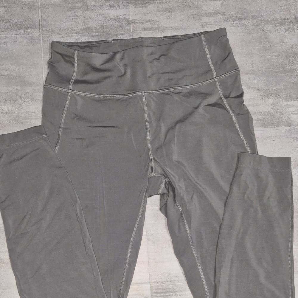 Allbirds Women's Merino Wool Tencel Blend Charcoal Leggings Medium
